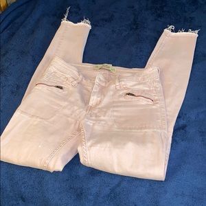 Hollister soft pink skinny jeans